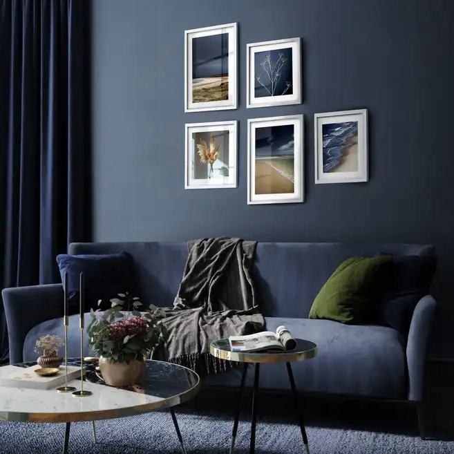 KNOR ramka na zdjęcia 21x29,7 cm BIAŁA, zestaw 5 ramek na plakaty Stan opakowania oryginalne