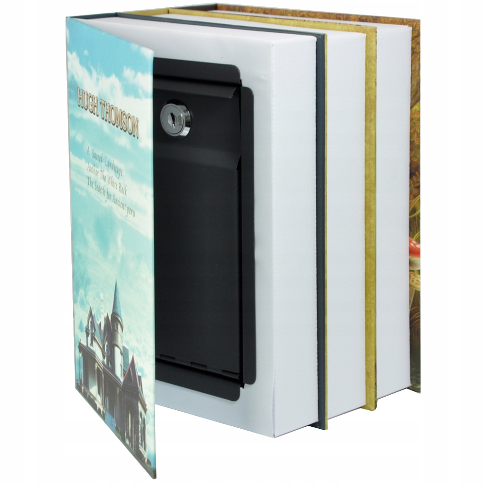 KASETKA METALOWA KSIĄŻKA DUŻA ZESTAW SKRYTKA SEJF W KSZTAŁCIE KSIĄŻKI XXL Marka Handmet