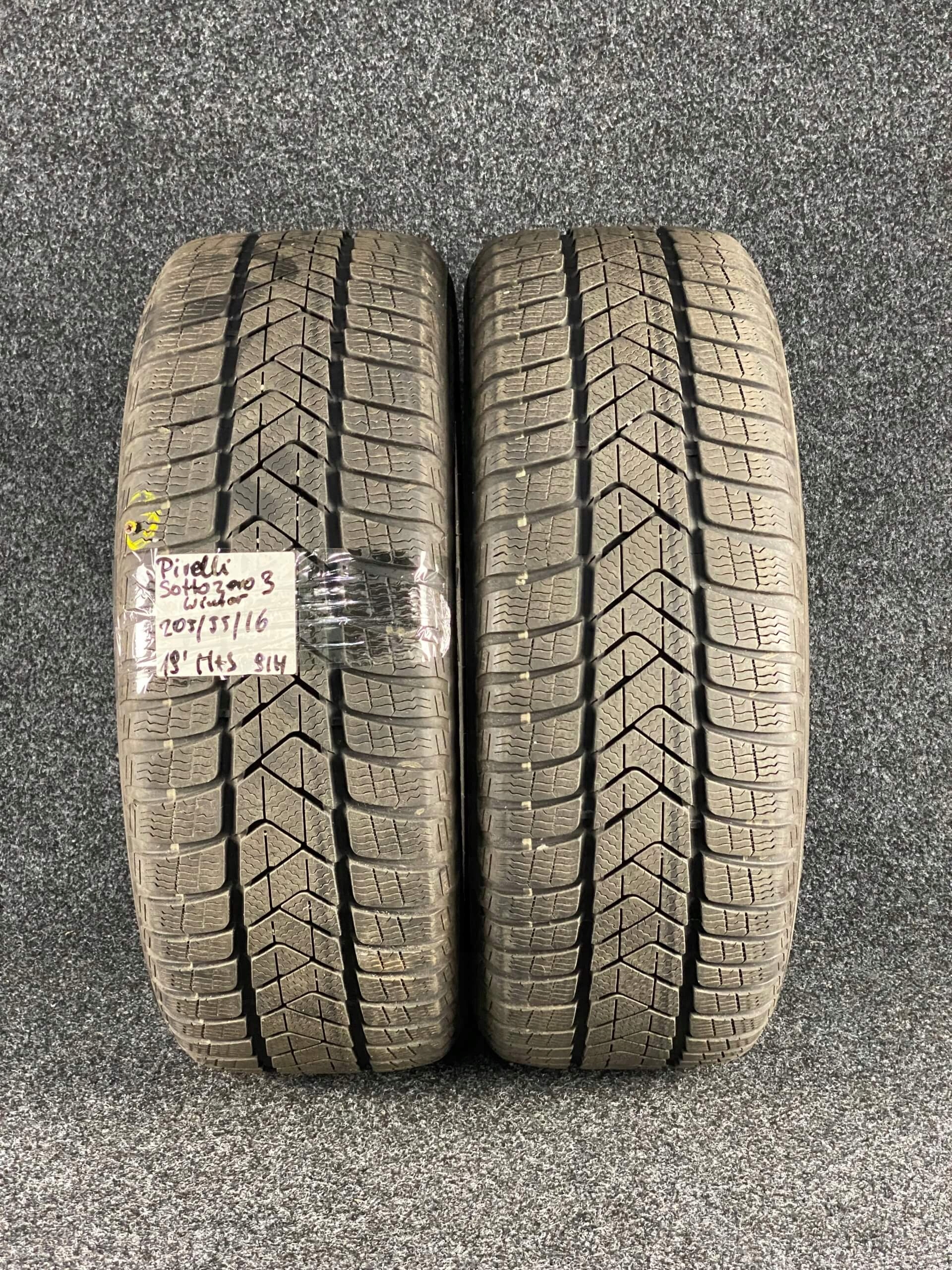 2x PIRELLI SOTTOZERO 3 WINTER 205/55R16 2019