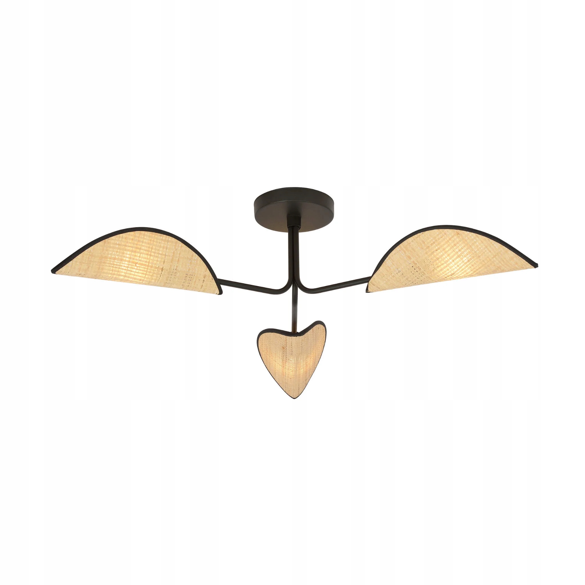 Stropná lampa Emibig 3xE14 40W Gomez 3 Rattan