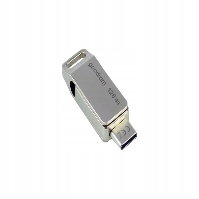 PenDrive 3.2 GOODRAM ODA3 SILVER 128GB TYPE-A + TYPE-C Pojemność 128 GB