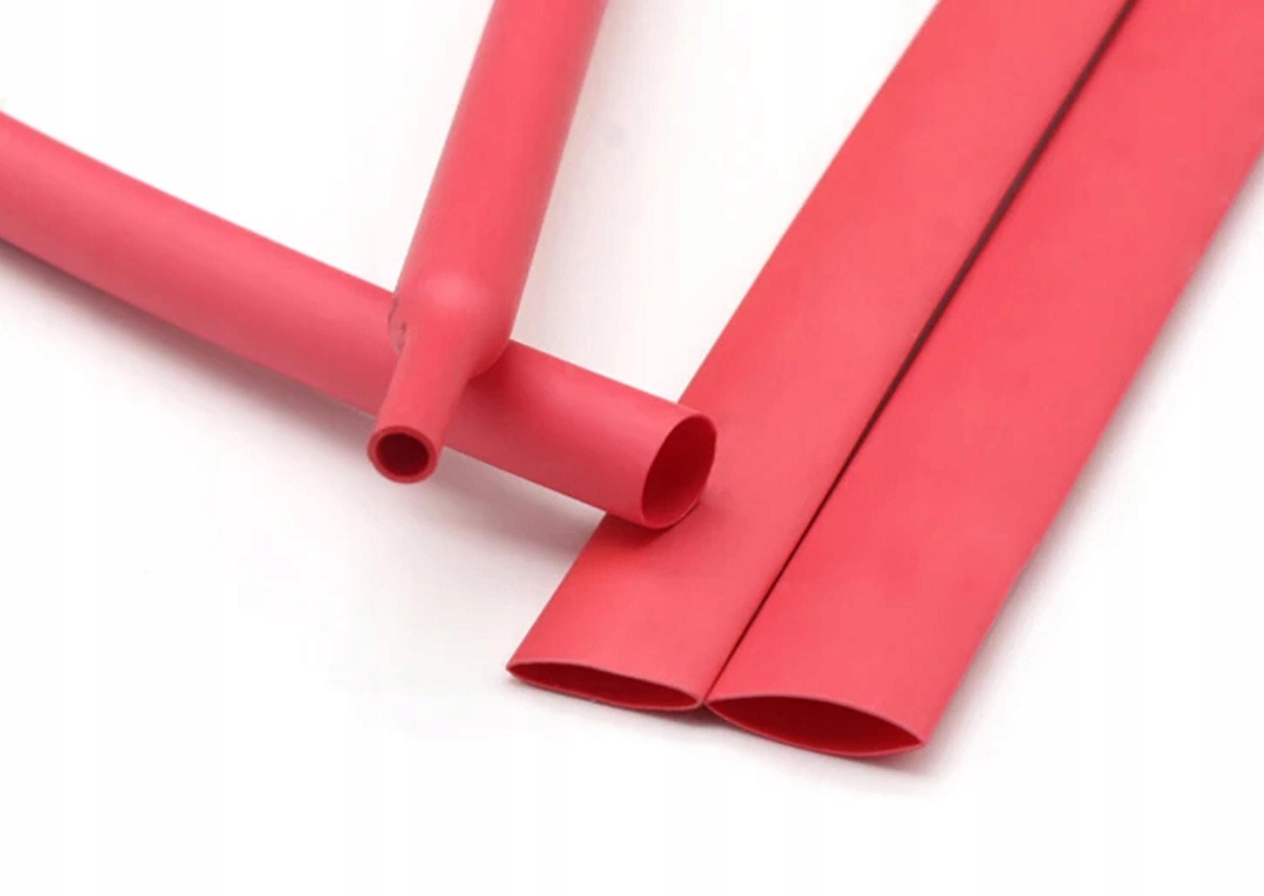 1m RURKA TERMOKURCZLIWA IZOLACJA KOSZULKI 10mm 5mm OCHRONNA CZERWONA MOCNA Kod producenta 75-525#