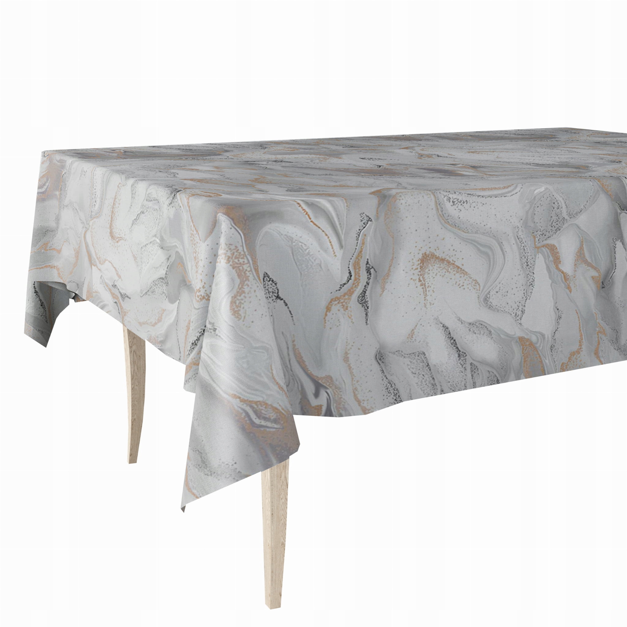 Cerata Tlustý Ubrus Z Ceraty Voděodolný Pvc Šedý Mramor 140x500
