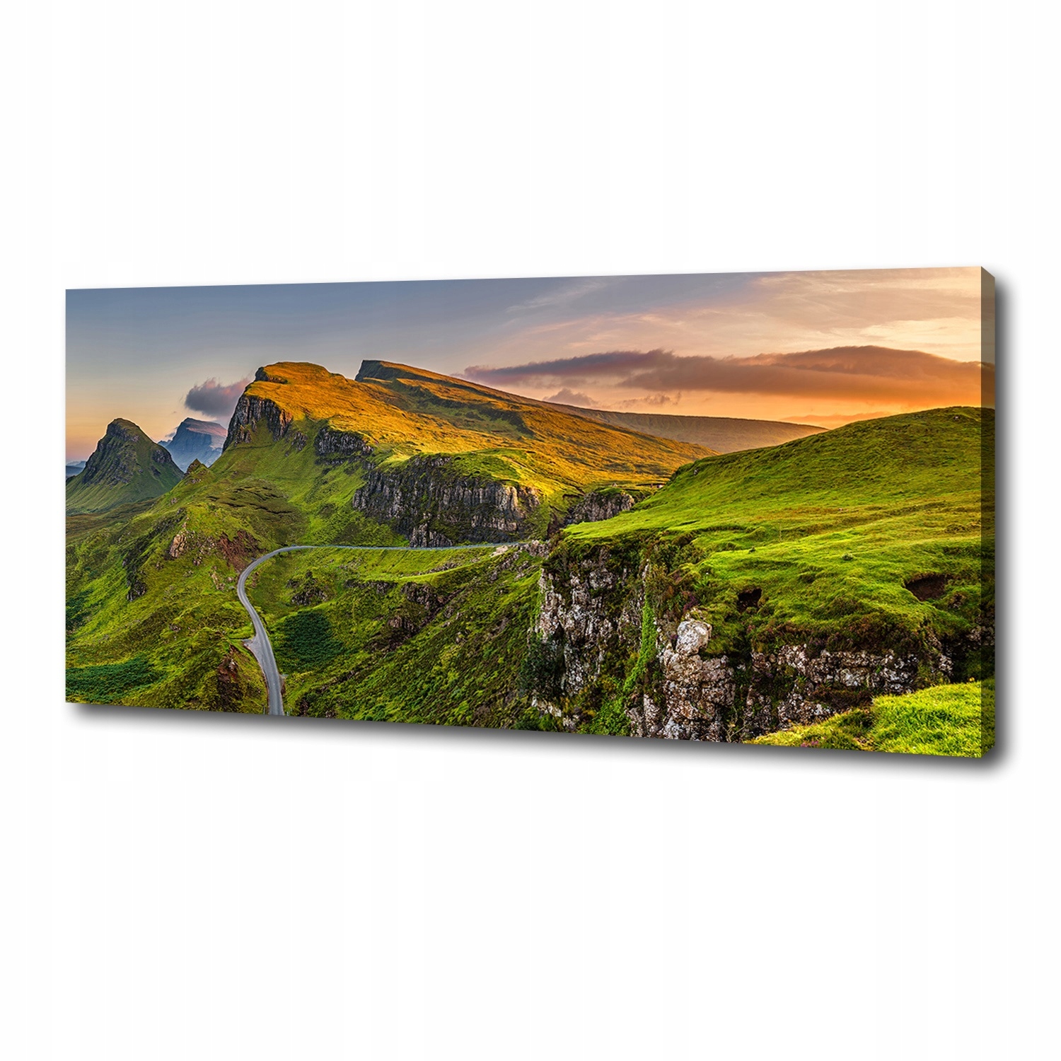 

Foto obraz na płótnie Wzgórza Szkocji 125x50 cm