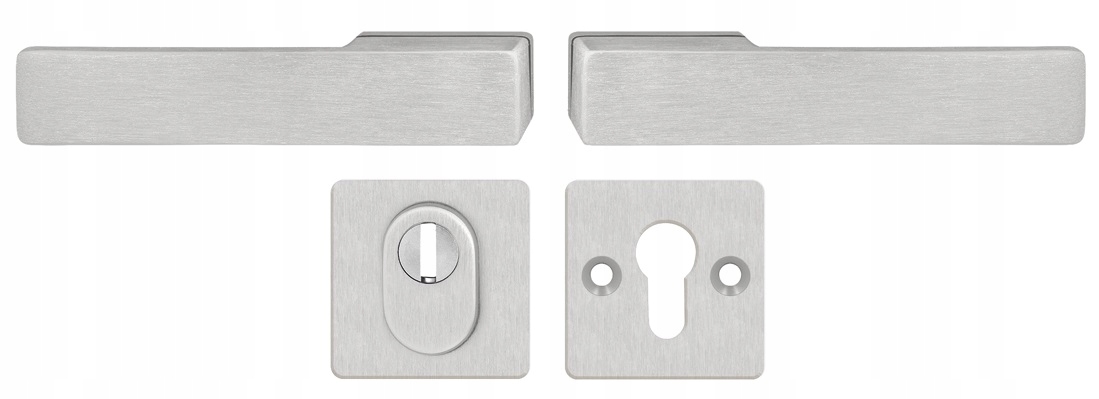 Vonkajšia kľučka Libera Flex rozeta inox F6 Axa