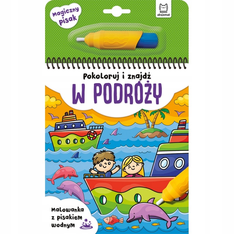 

W Podróży malowanka z pisakiem wodnym