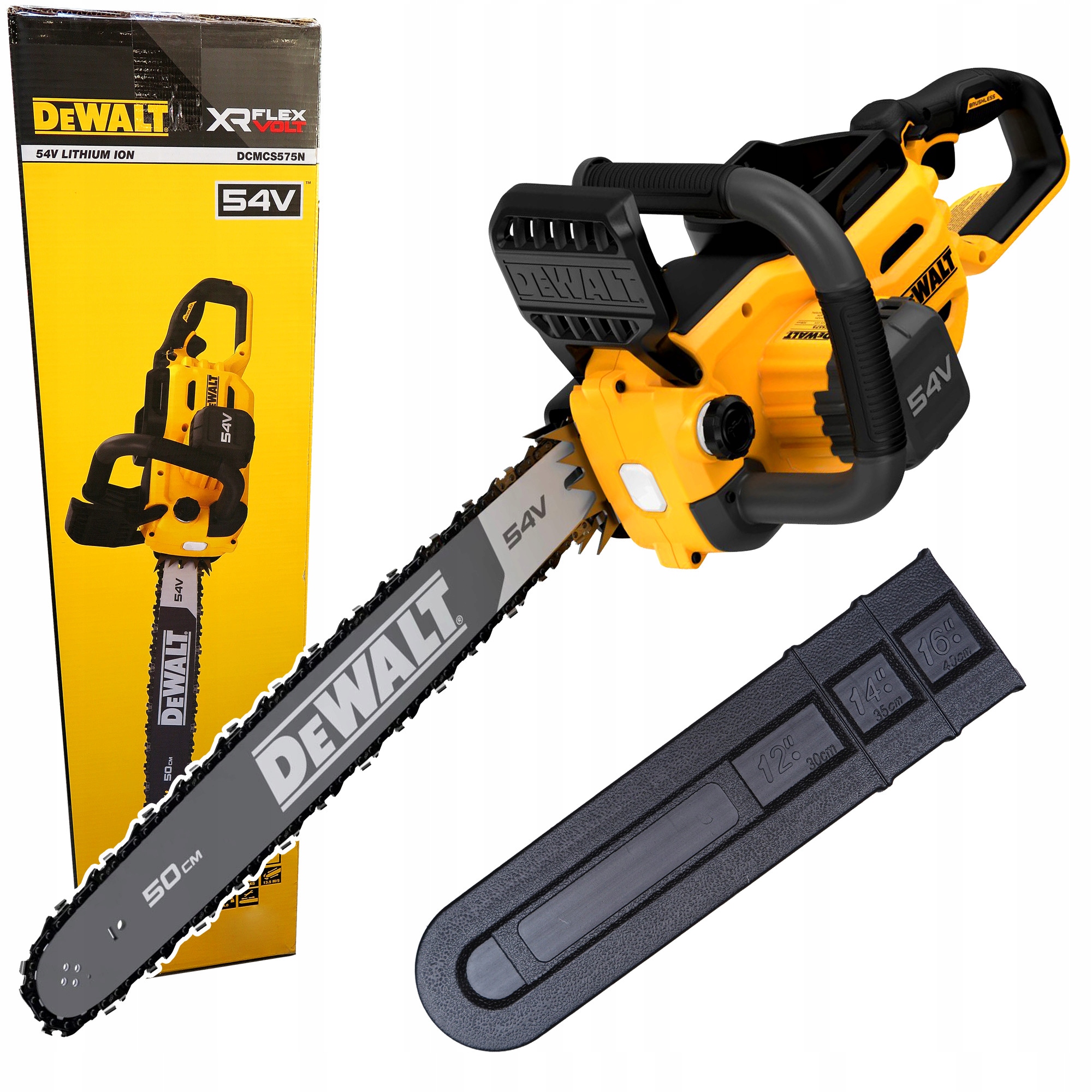 Piła pilarka łańcuchowa Aku 54V 50cm FlexVolt DeWalt DCMCS575N-XJ