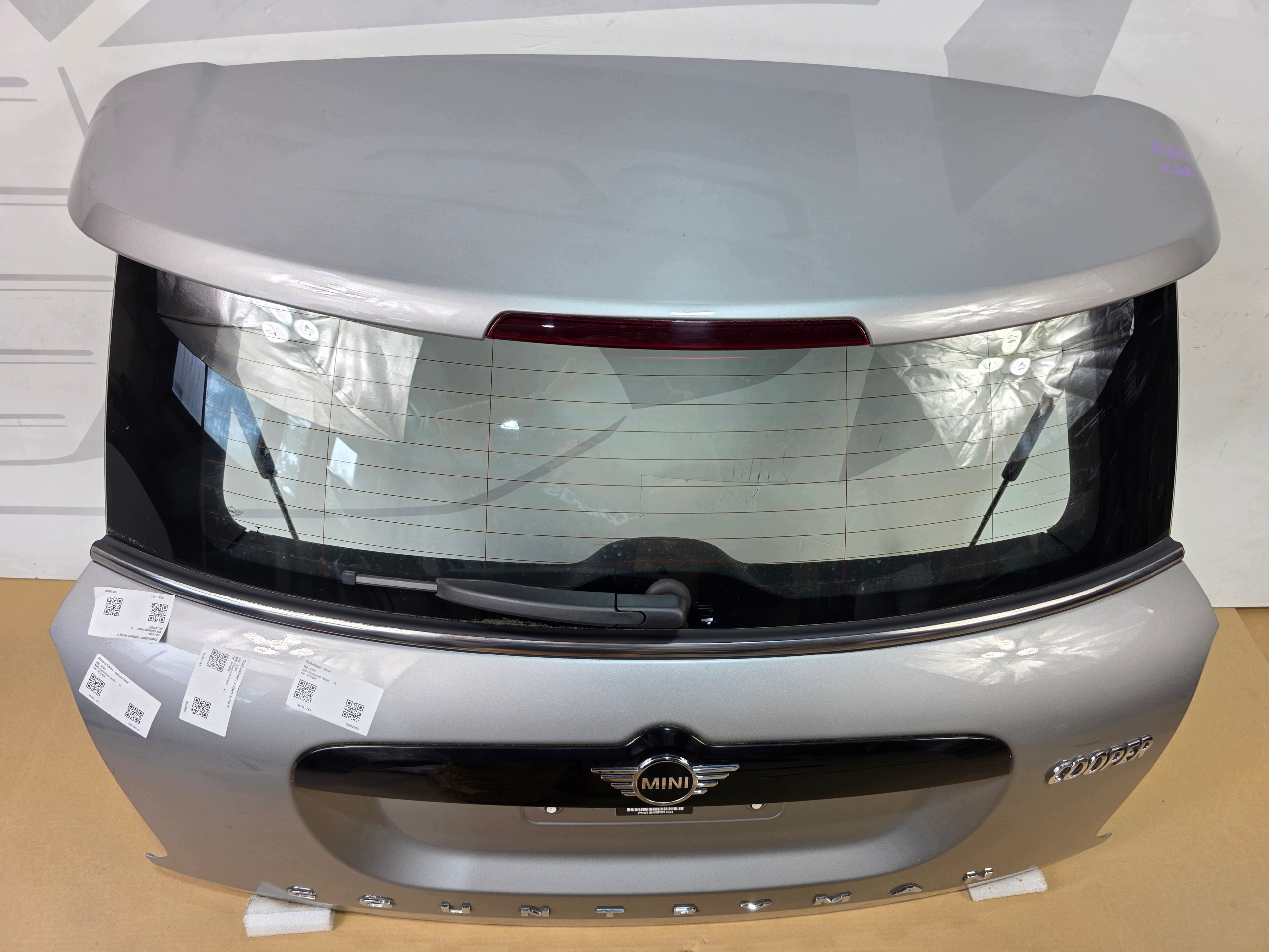 boot door rear MINI F60 C6B MELTING SILVER III METALLIC