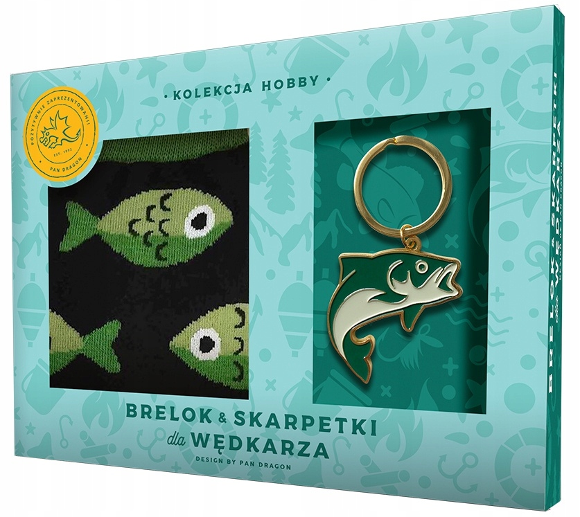

Skarpetki I Brelok Dla Wędkarza Urodziny Faceta