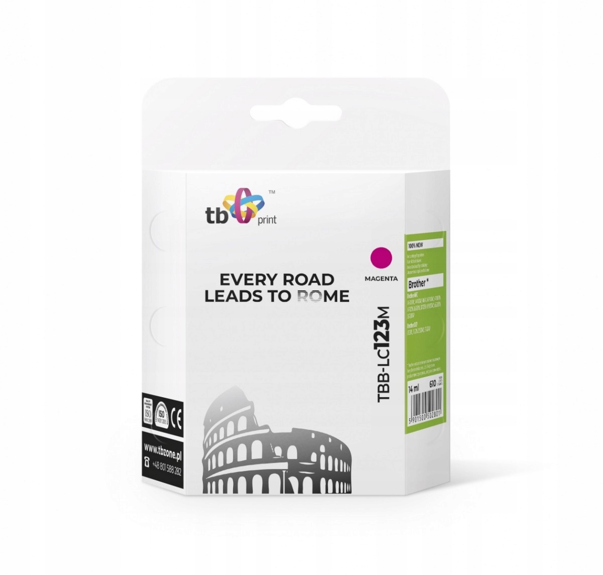 Tb Print Tusz do Brother LC123 TBB-LC123M Ma