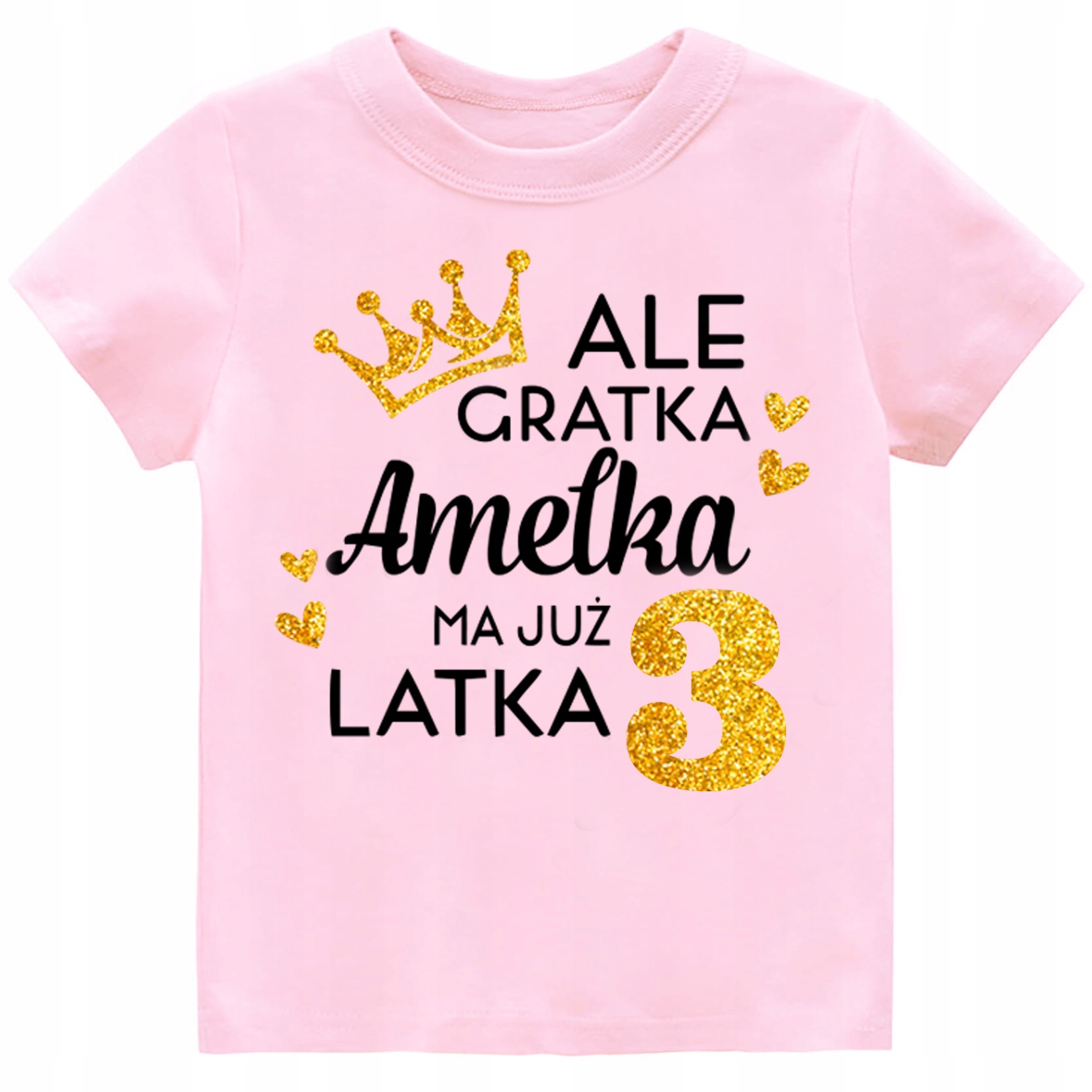 

Koszulka Urodziny Ale gratka ma 3 latka Imię 110