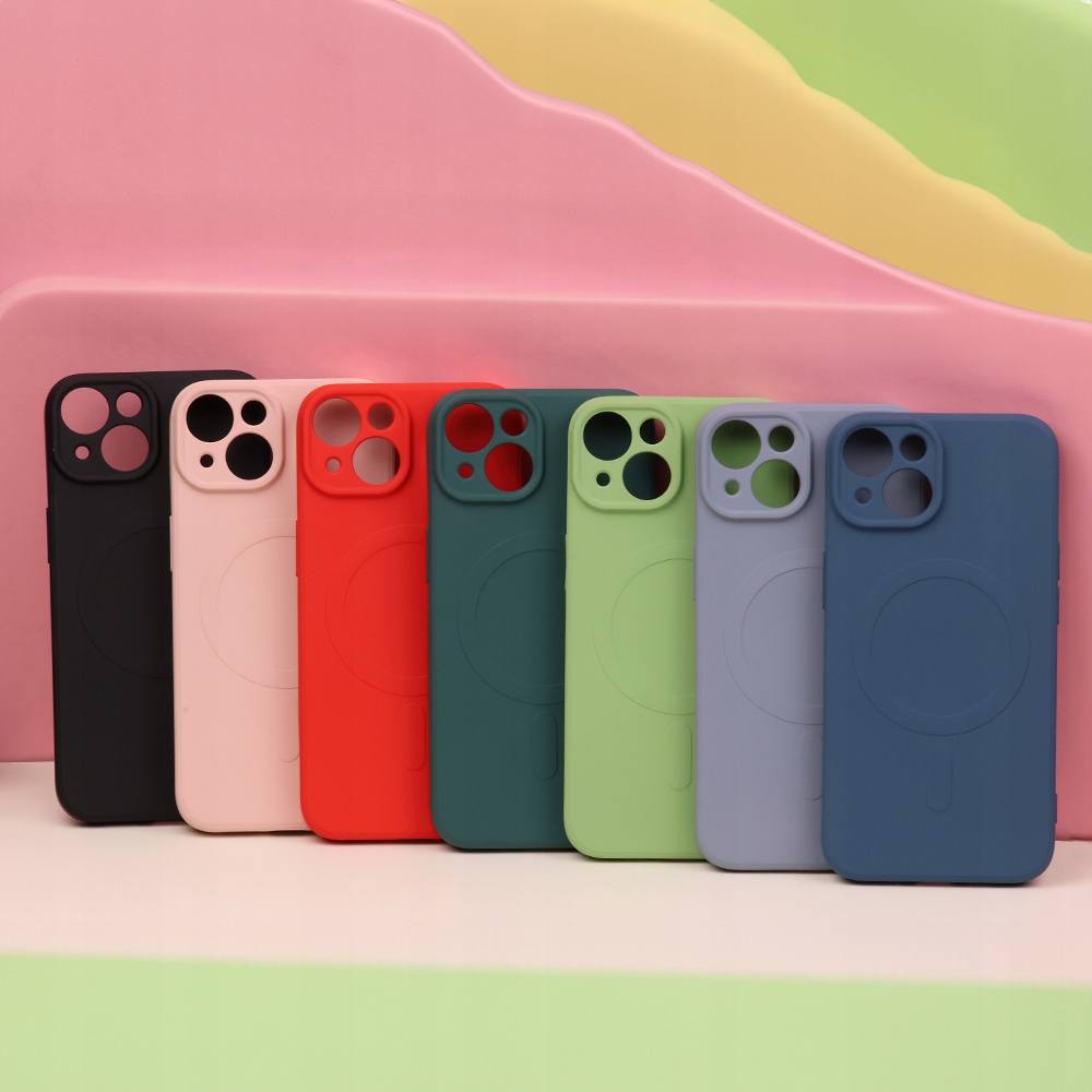 Nakładka Simple Color Mag do iPhone 14 6,1" czerwona