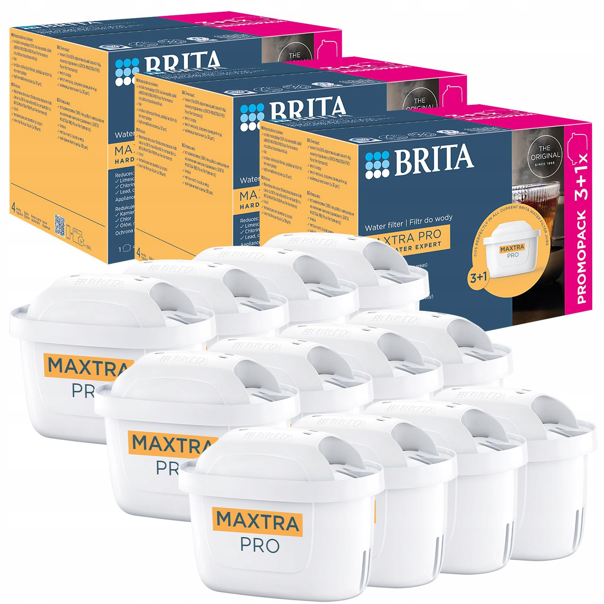 Filtr na vodu Brita Maxtra Pro Hard Water do filtrační konvice Brita 12x