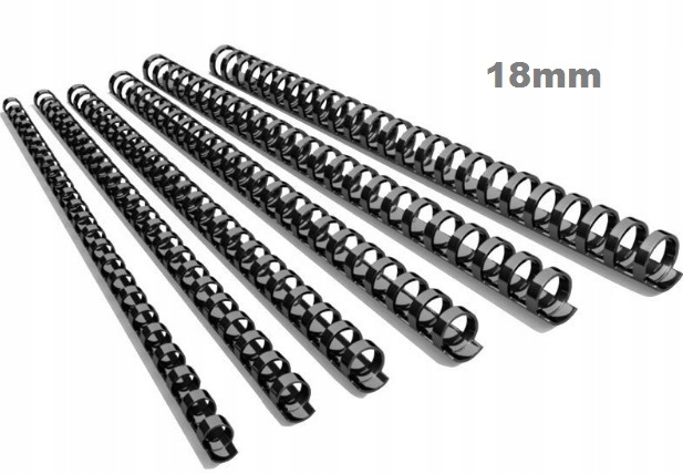 

Grzbiety do Bindowania 18mm od146do165 kart 10szt