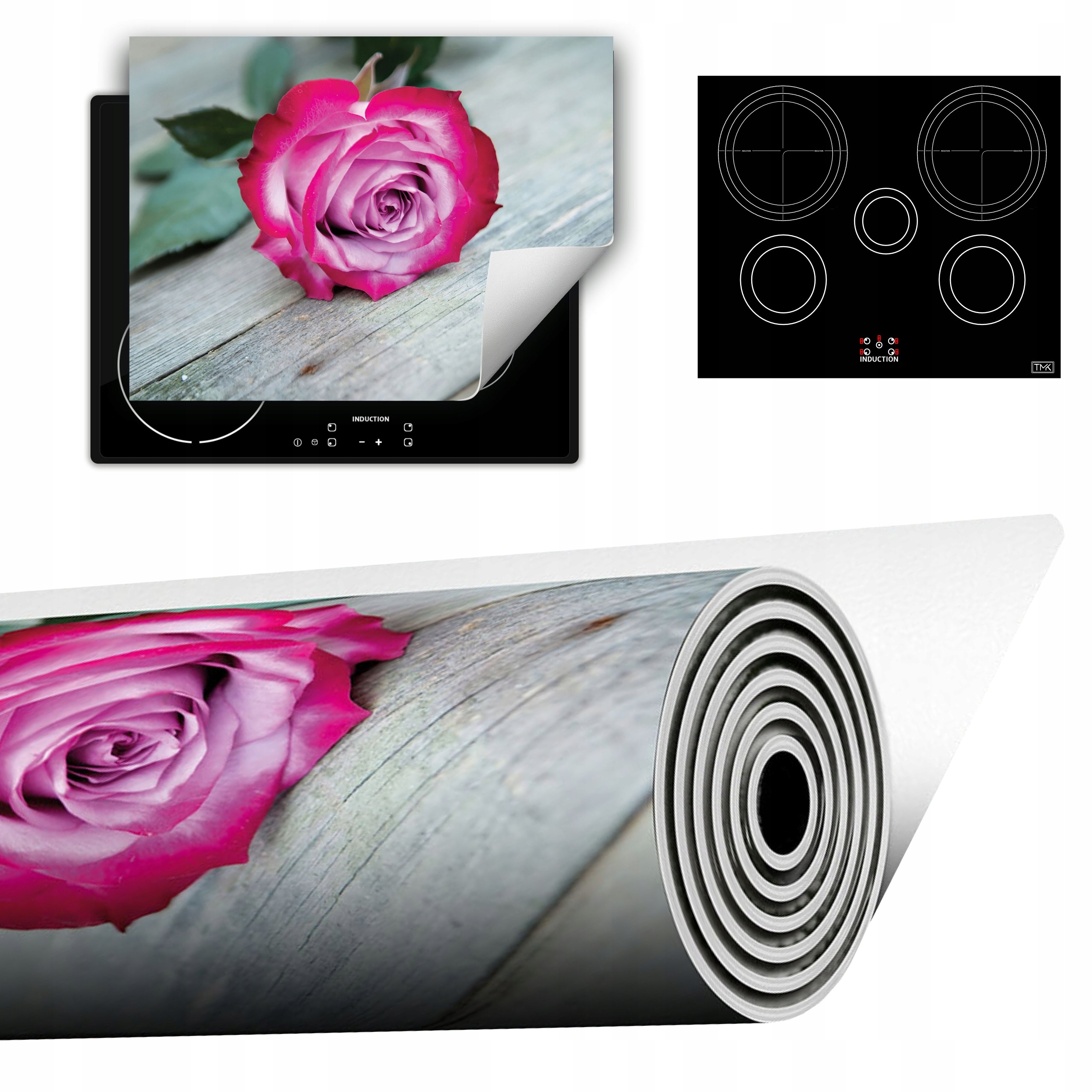 Vinylová Podložka Do Kuchyně Více Místa 70x52 růže