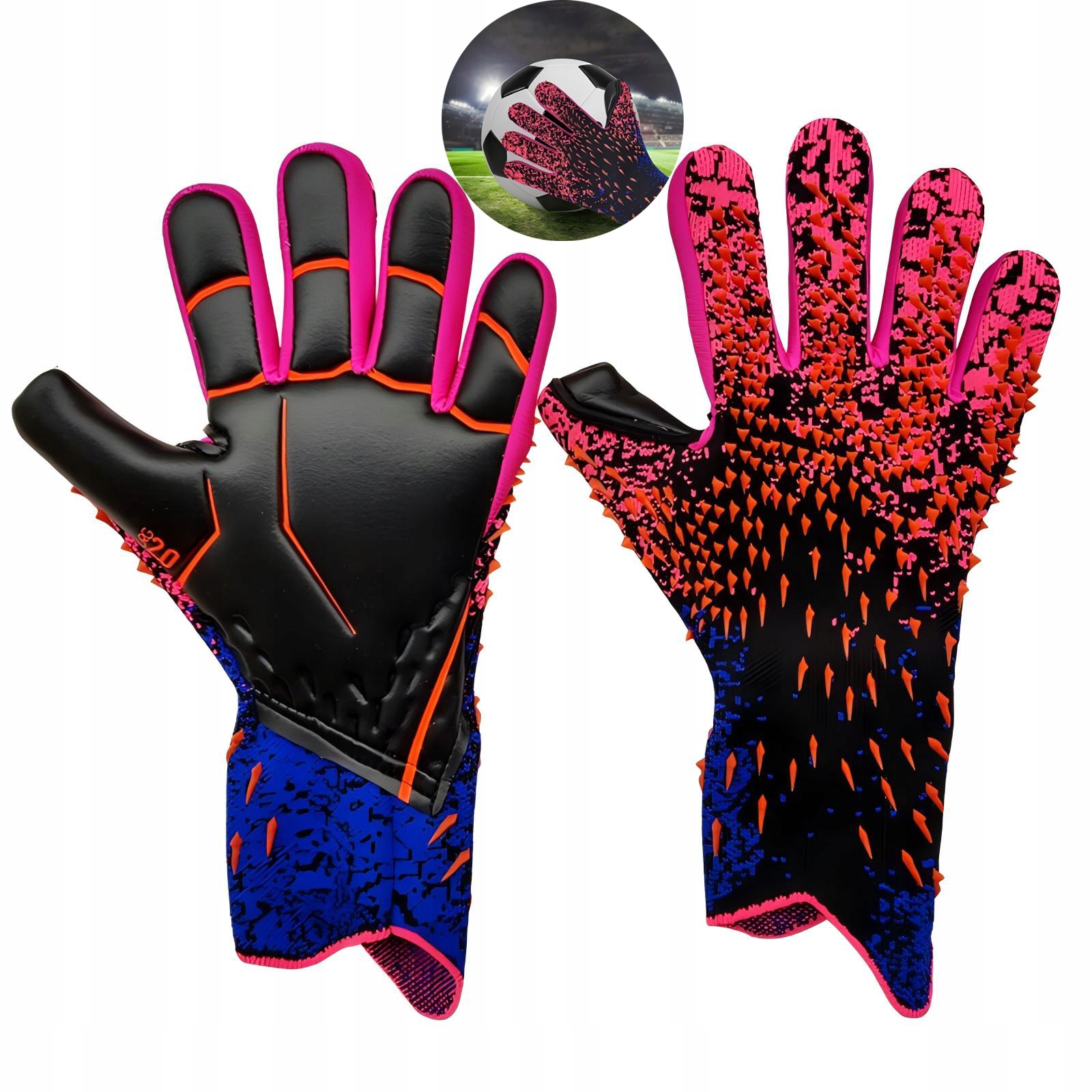 Rękawice Bramkarskie Dla Dzieci Dorosłych Rozmiar 7 Profesjonalne