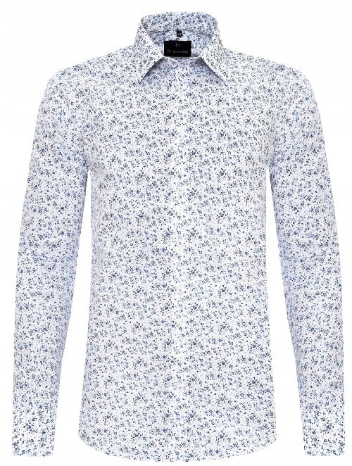 Pánská Košile S Květinami DI Selentino Flores Slim Shirt: 44