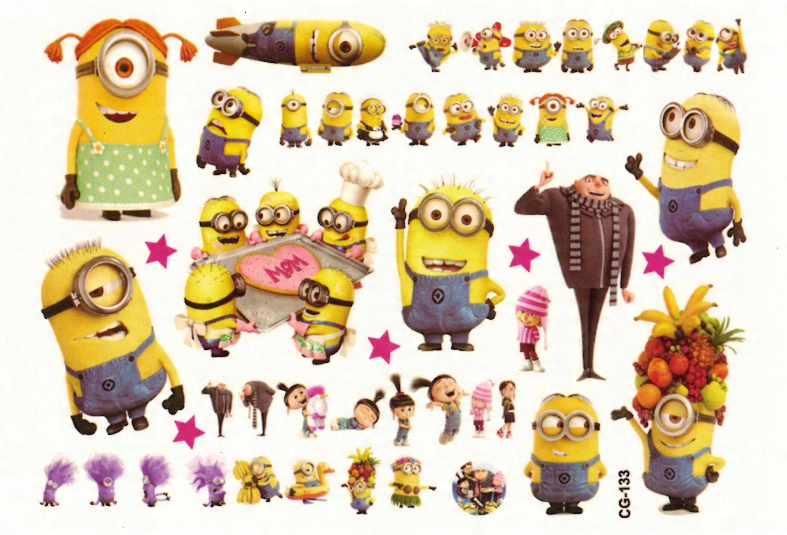 

Tatuaż zmywalny dla dzieci Minionki CG133