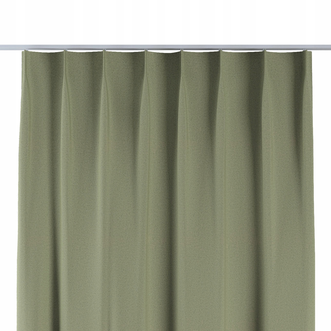 Dekoria Záves na jednoduchých flex háčikoch 130x260 cm odtiene zelenej