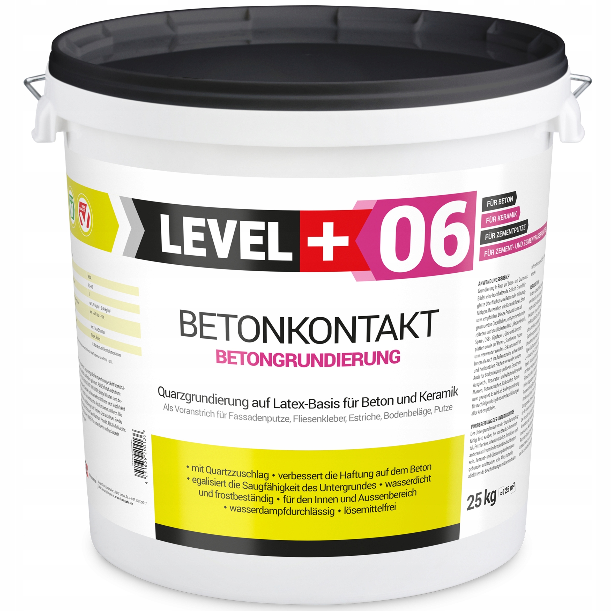 

Grunt Betonkontakt 25kg Pod Tynki Level+06