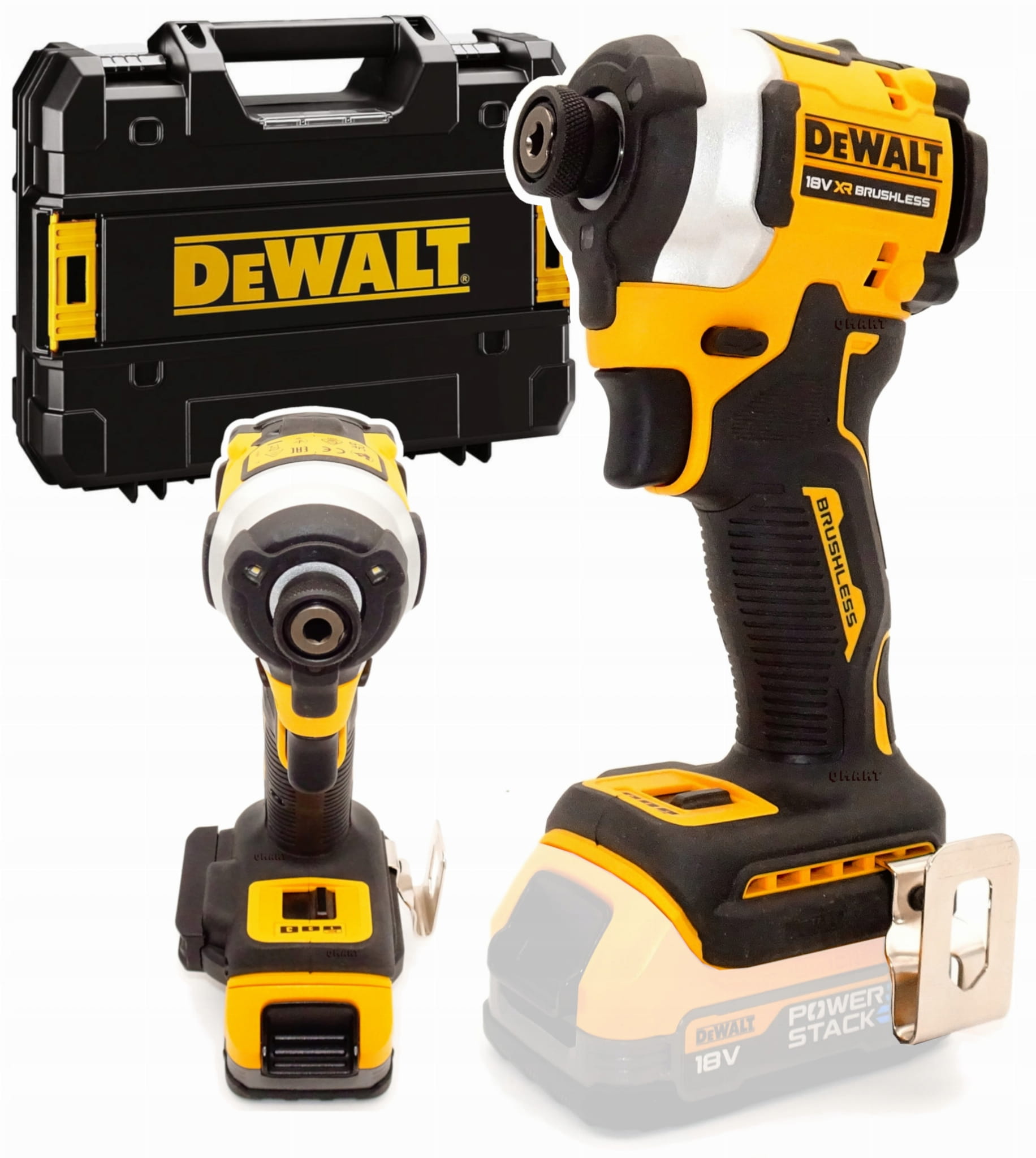 DeWalt DCF850NT Kompaktowa Zakrętarka udarowa aku 18V 205Nm 1/4" Hex Body