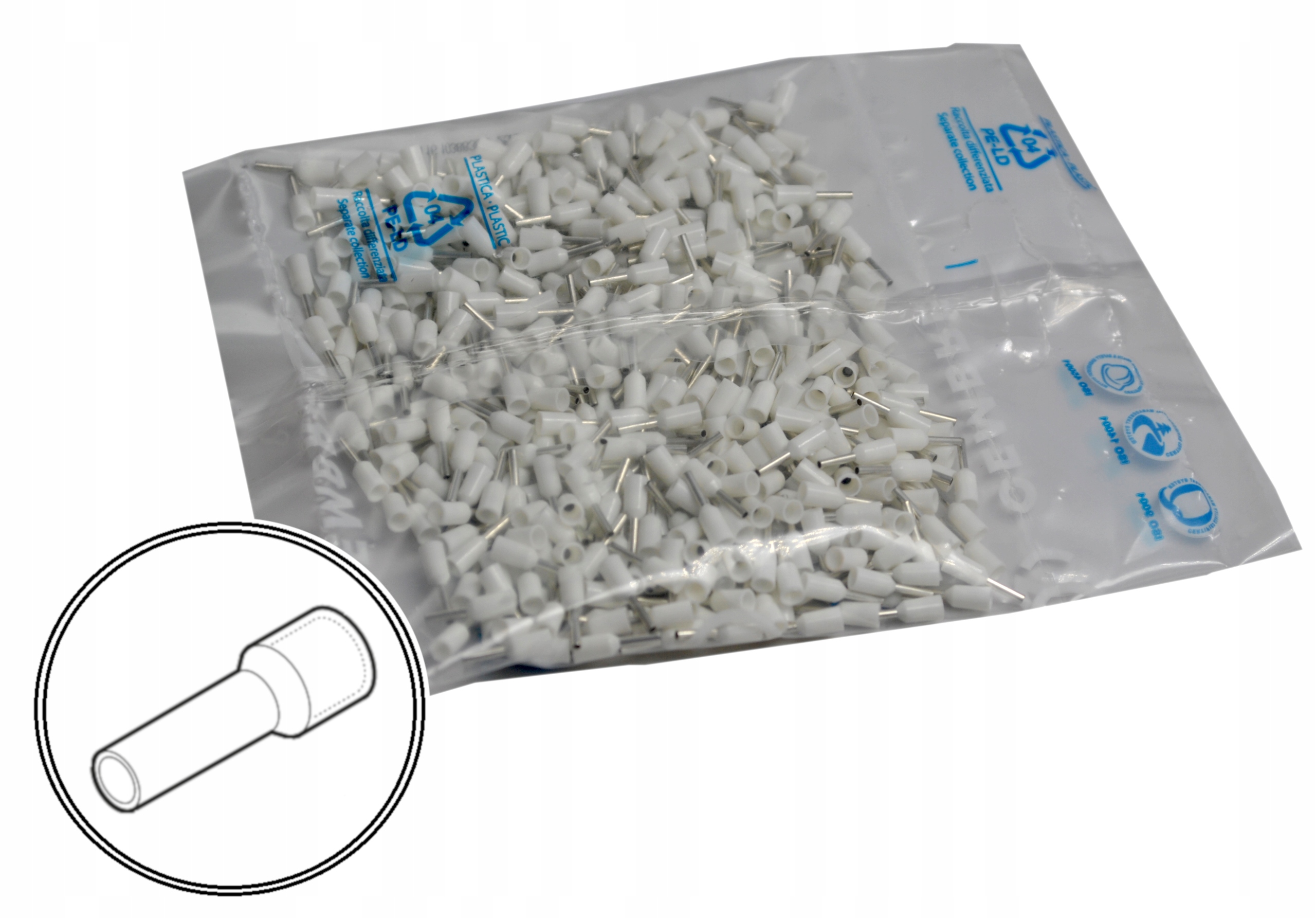 Tulejka cienkościenna częściowo izolowana Cembre PKD506 500SZT