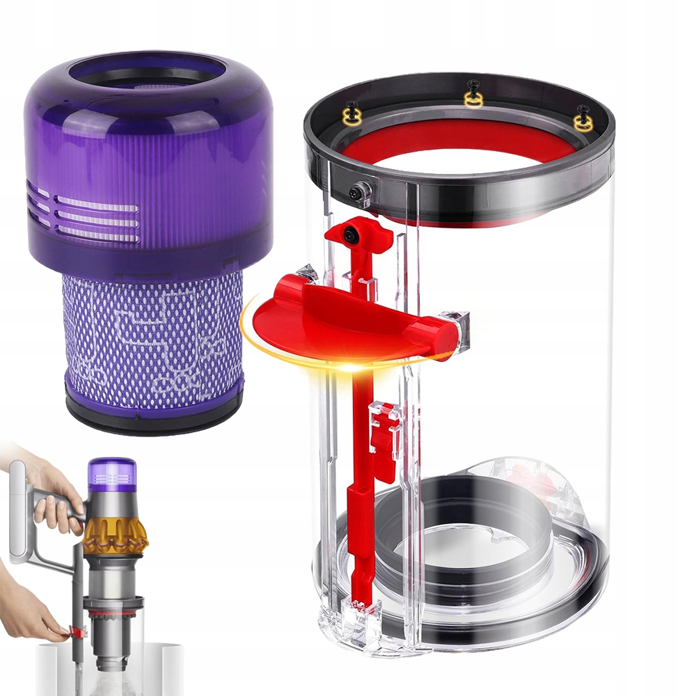 Zásobník Na Prach Pro Vysavač Dyson V11 V15 SV14 SV15, Náhradní S Filtrem