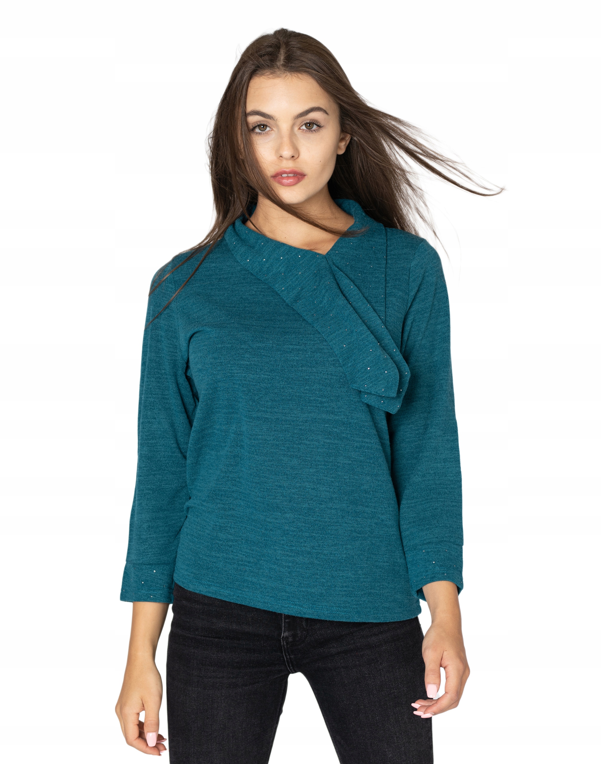 

Cienki Sweterek Damski Bluzka Sweter 28230 02 r XL
