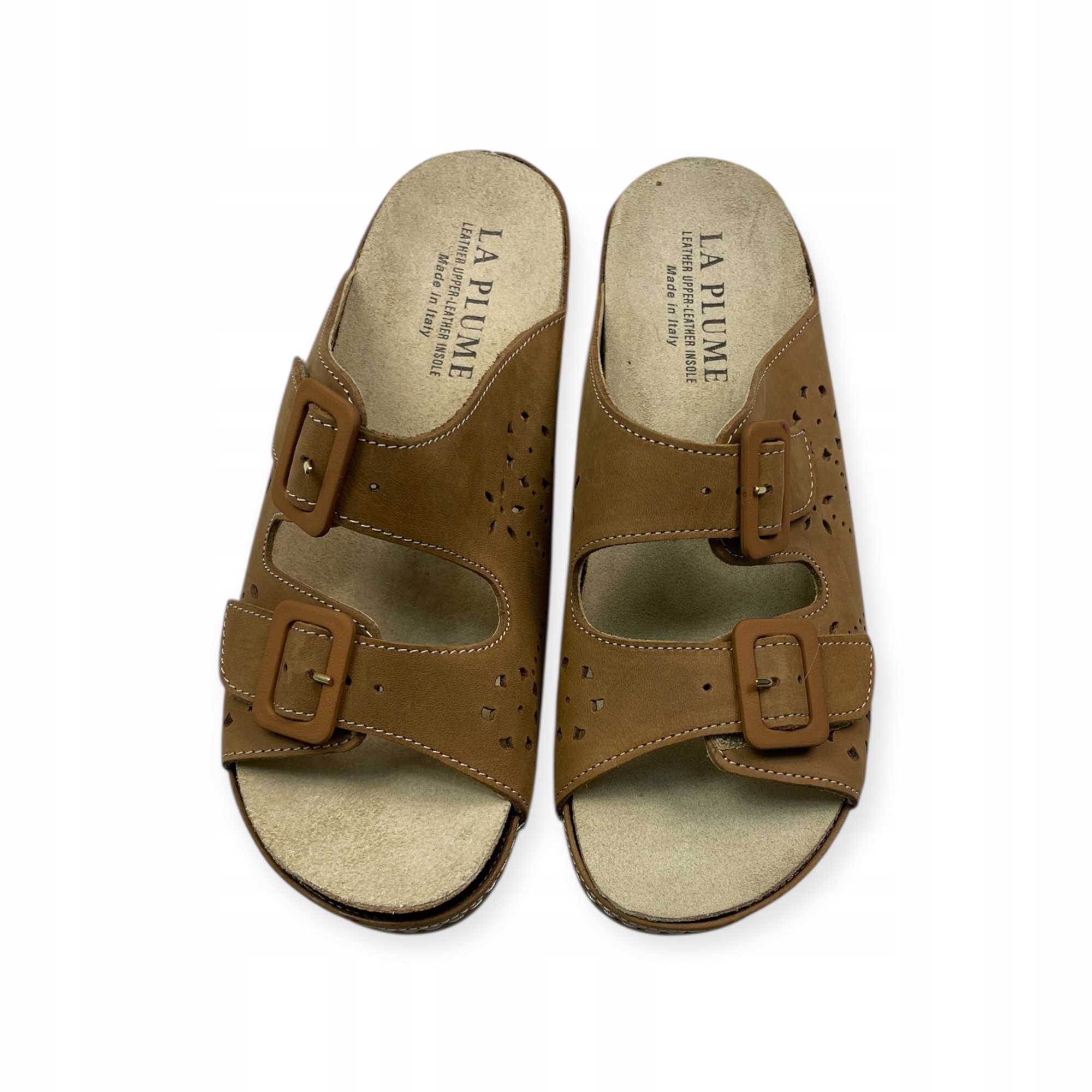 Dámské kožené nazouváky La Plume vel. 39 Vyrobeno v Itálii Komfortní