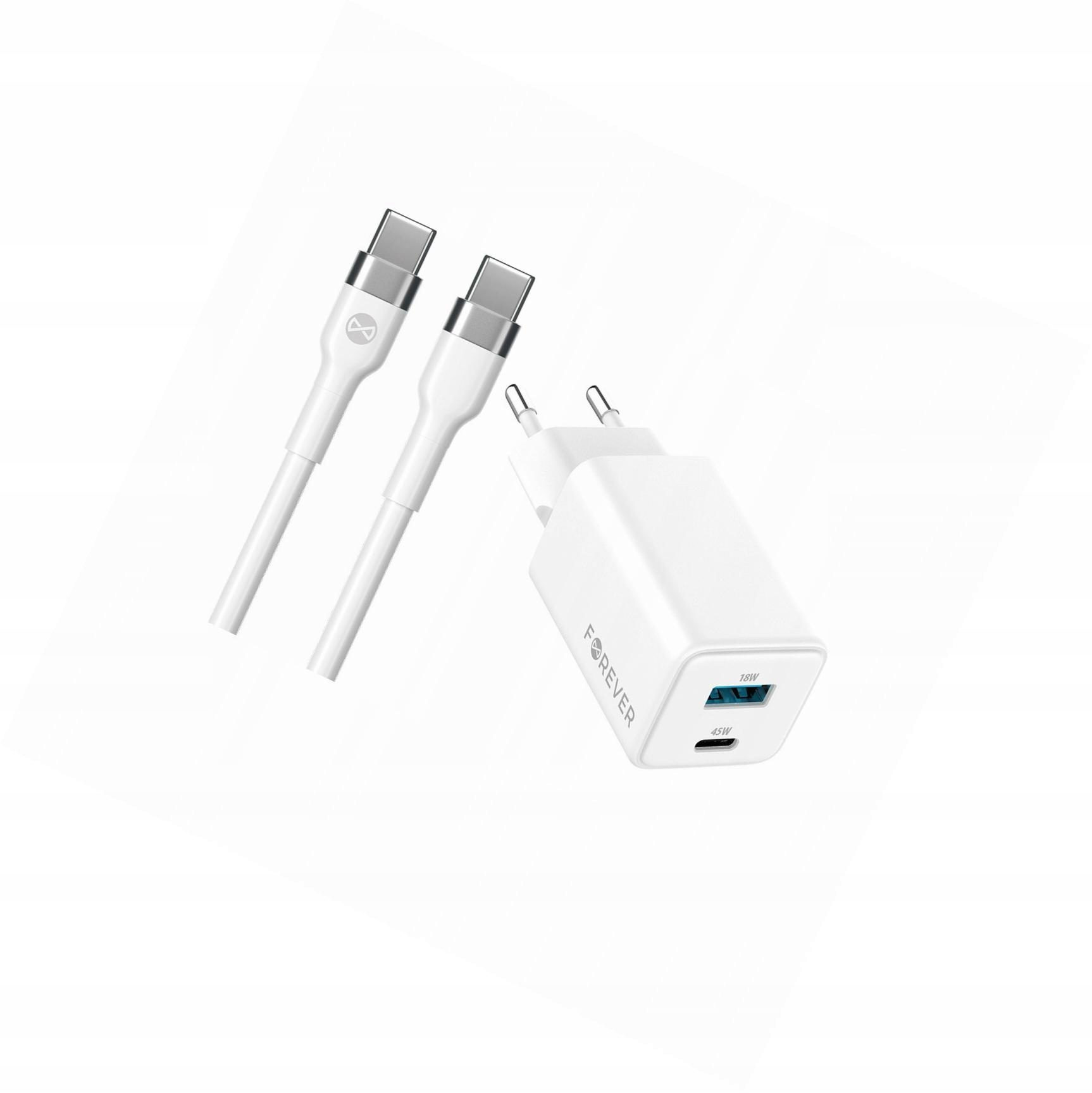 Szybka ładowarka GaN 45W Usb-c z kablem do Xiaomi Mi 11T Pro