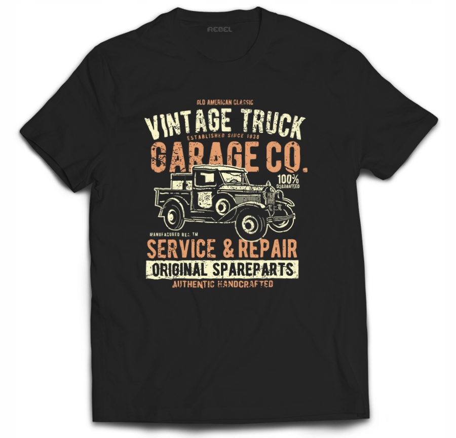 

Tshirt Tir Kierowca Lorry Retro Ciężarówka Truck 2