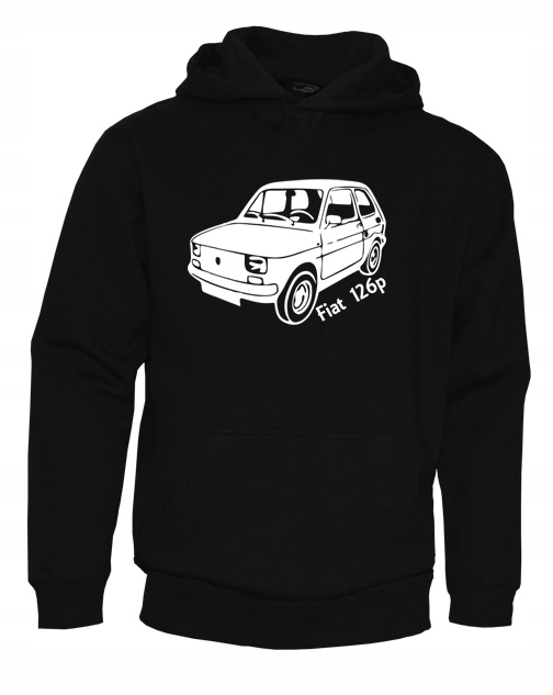 

Bluza z kapturem Fiat 126p, bluza Maluch