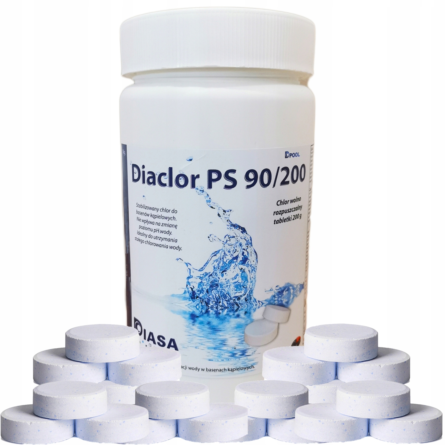 

Diaclor Chemia Chlor Do Basenu Tabletki 200g 1kg