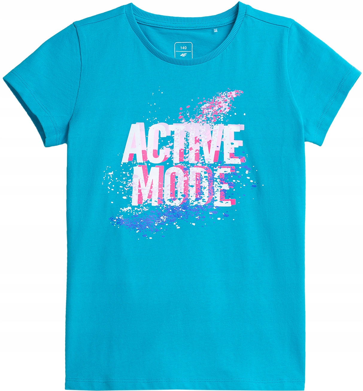 

T-shirt dziewczęcy 4F JTSD005A bawełniany 146