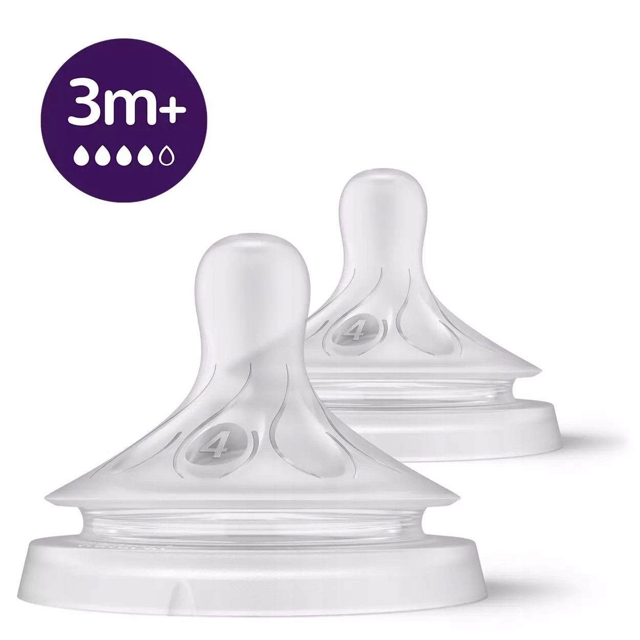 AVENT smoczek NATURAL RESPONSE 3m+ 2 szt. Marka Philips Avent