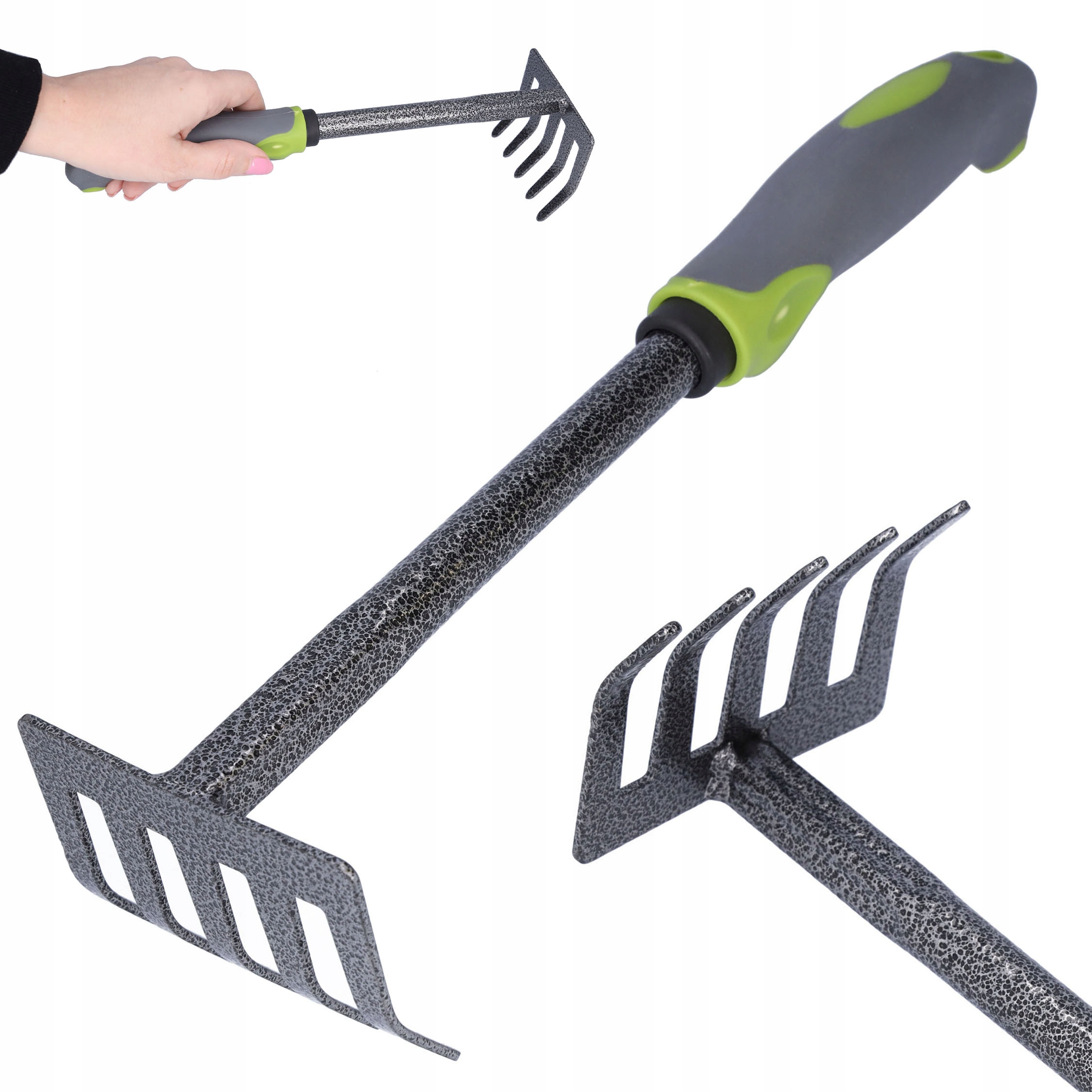 

Małe grabki ogrodowe do liści narzędzia ogrodnicze