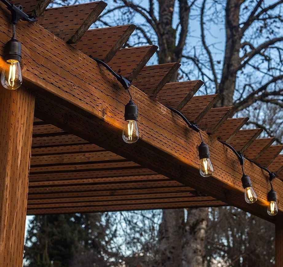 GIRLANDA OGRODOWA zewnętrzna ŁAŃCUCH ŚWIETLNY 20m + ŻARÓWKI 40x E27 LED Marka inna