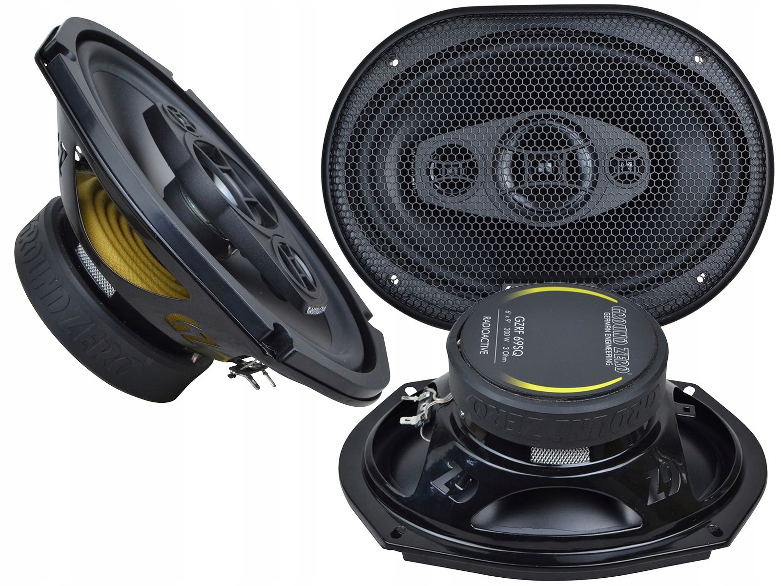 Ground Zero Gzrf 69SQ reproduktory 6x9 3-pásmové 200 W
