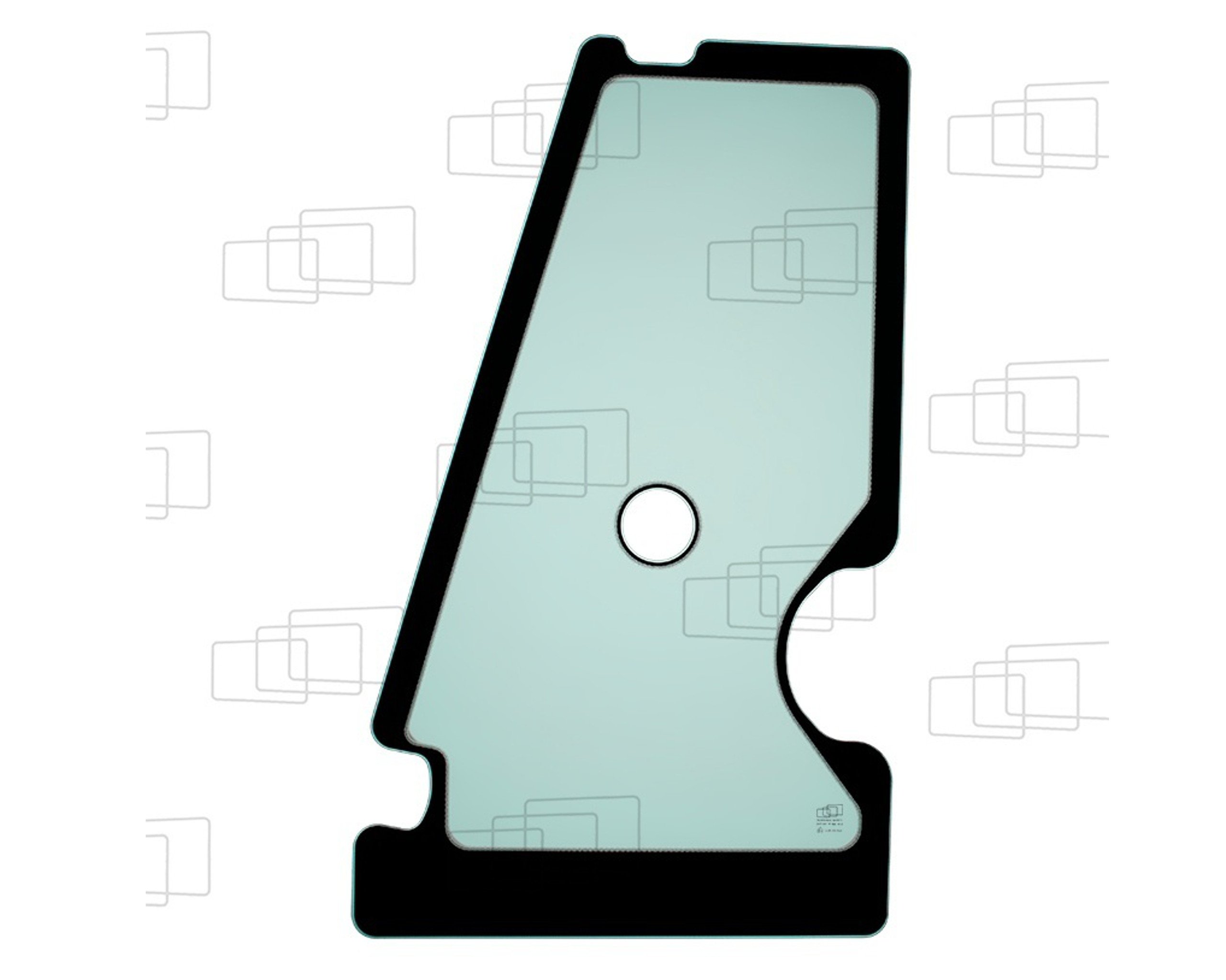 sklo Jcb Fastrac dveře levé 827/80360