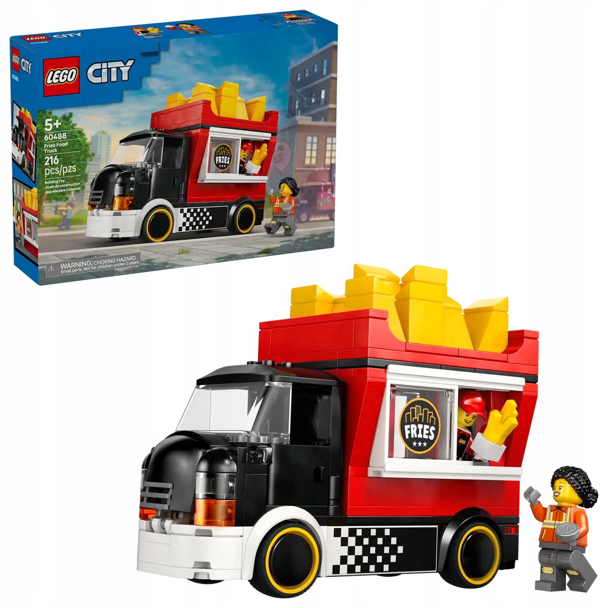 Lego 60488 Food truck s hranolky fritéza kamion jídlo zákazník