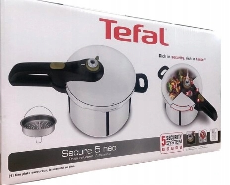 

Szybkowar Tefal Secure 5 Neo 6L P2530741+ Koszyk
