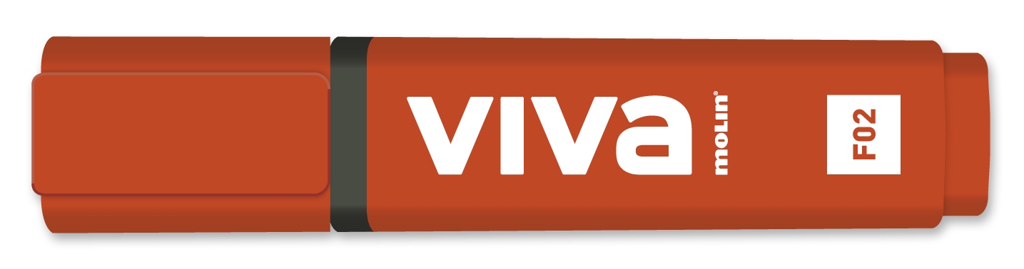 Zakreślacz VIVA FLUO czerwony