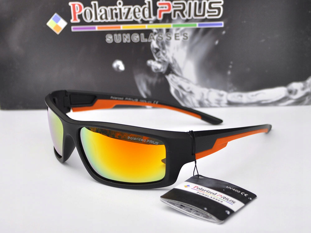 OKULARY MĘSKIE POLARYZACYJNE PRIUS SPORTOWE UV400 Materiał oprawki plastik