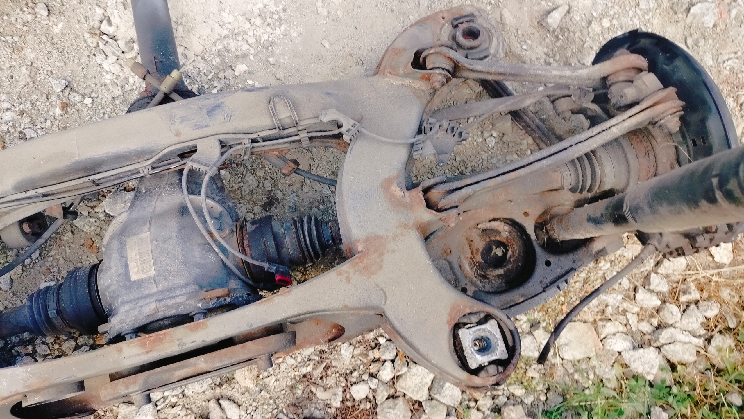MERCEDES W203 COUPE CLC axle beam subframe axle beam rear part rear