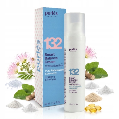 Purles 132 Smart Balance krem tłusta mieszana 50ml nawilża matuje