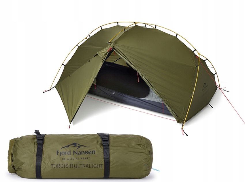 Fjord Nansen Tordis II Ul Ultralehký Stan pro 2 Osoby 2,2 kg 3000 mm