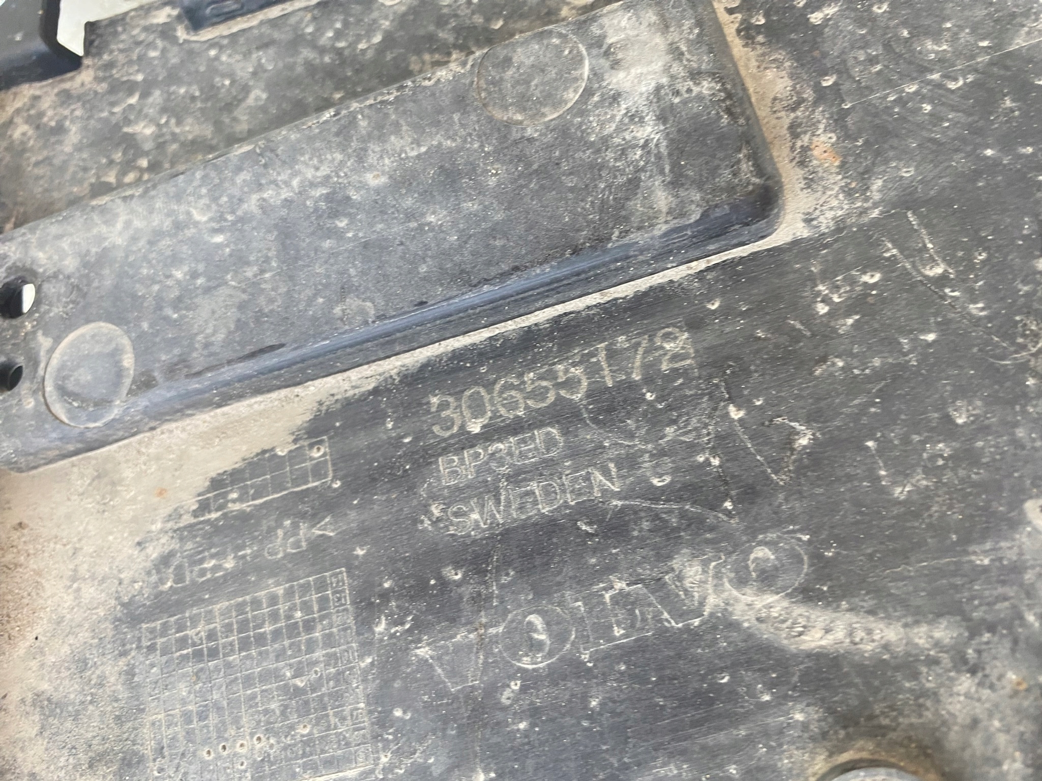 VOLVO S80 II V70 III Blende Abdeckung abdeckung unter Frontstoßstange 30655172