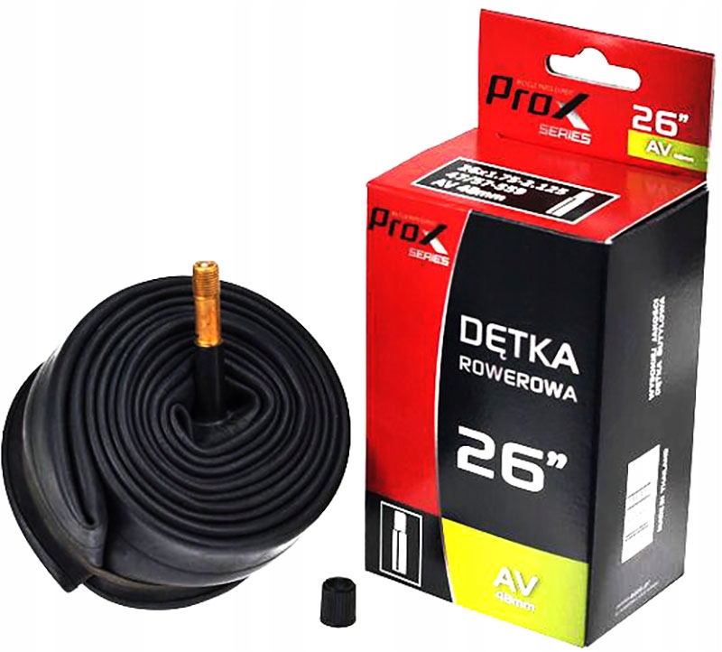 PROX DĘTKA 26" x 1,75 - 2,125 ZAWÓR AUTO AV 48mm MTB CITY
