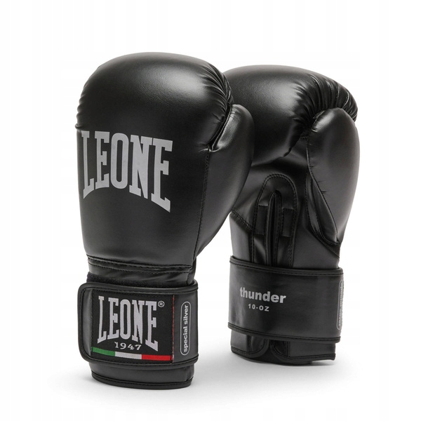Leone1947 Rękawice Bokserskie Thunder Black 10OZ