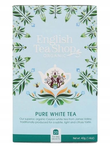 Levně English Tea Shop Čaj bílý (20x2) Bio 40 g